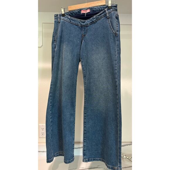 NWT Ohma!‎ Women's Maternity Straight Leg Jeans Size 8 - Picture 1 of 10